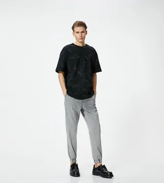 Solid Oversized Joggers