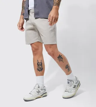 Solid Stretch Chino Shorts