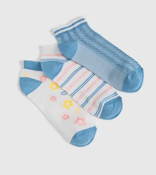 Pack of 3 Ankle Socks