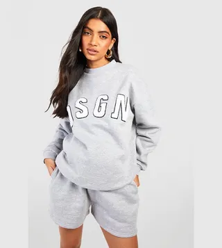 Maternity Design Studio Sweatshirt Short Tracksuit