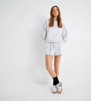 Drawstring Waist Active Shorts