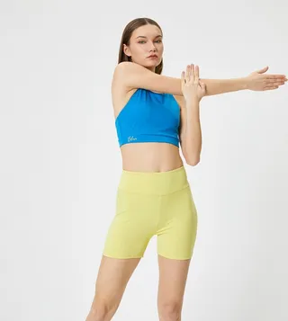 Solid Biker Shorts