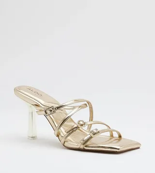 ERIASIEN Square Toe Heel Sandals