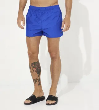 All Over Print Mid Rise Swim Shorts
