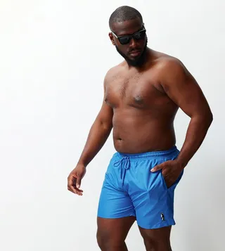 Plus & Tall Drawstring Waist Swim Shorts