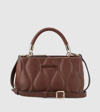 AURELIE Quilted Satchel Bag