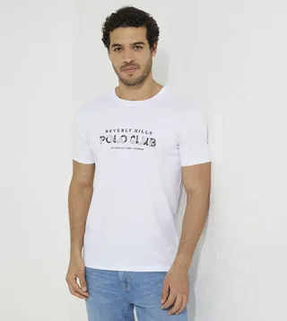 Logo Printed Crew Neck T-Shirt