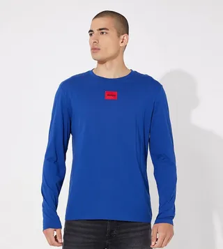 Diragolo Logo Printed Long Sleeves T-Shirt