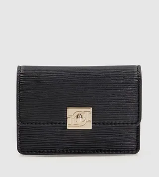 Kini Textured Snap Button Closure Wallet