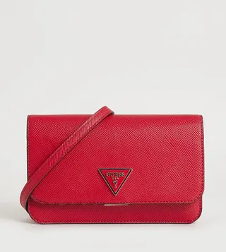 NOELLE Textured Flap Crossbody Bag