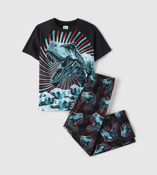Boys Dino Pajama Set