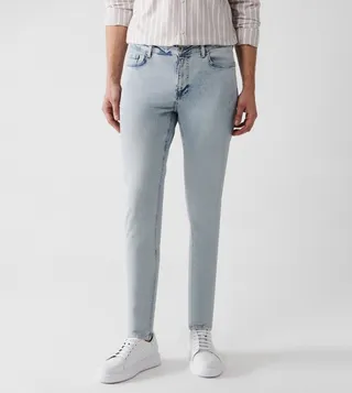 Washed Slim Fit Jeans