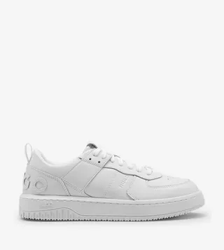 Logo Detail Lace Up Low Top Sneakers