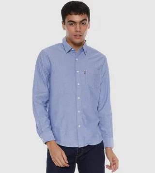 Classic One Pocket Standard Fit Casual Shirt