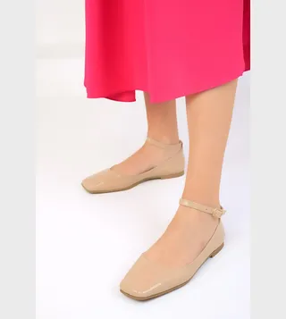 Ankle Strap Flat Shoes