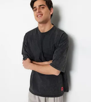 Solid Crew Neck T-Shirt