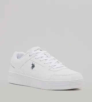 LEE Logo Detail Lace-Up Sneakers