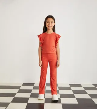 Waffle Textured Clothing Set