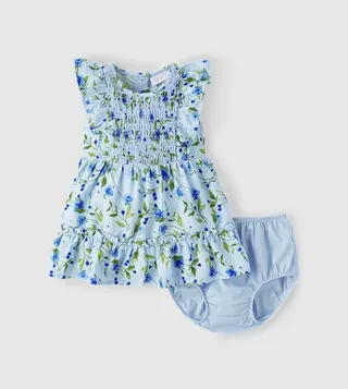 Baby Girls Mommy And Me Floral Ruffle Dress
