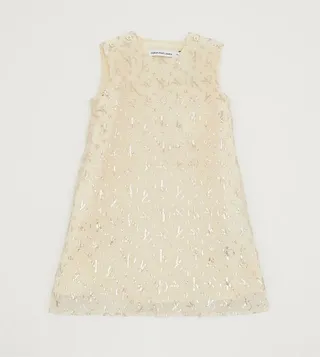 Monogram Detail Sleeveless Dress