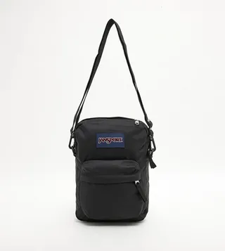 Logo Badge Zipper Reporter Bag