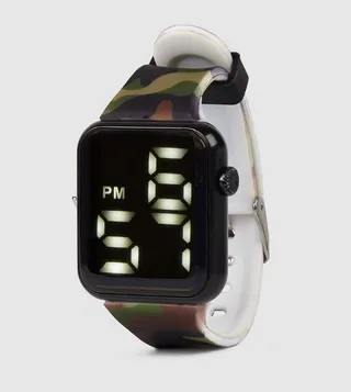 Boys Camo Strap Digital Watch
