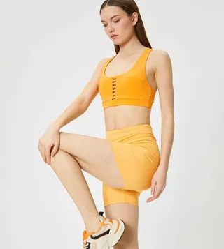 Solid Biker Shorts
