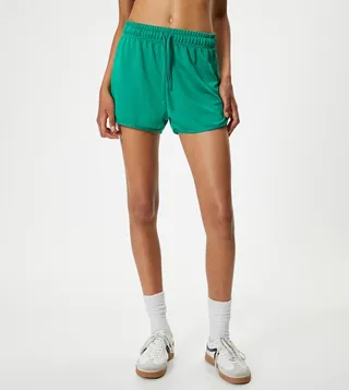 Elastic Waist Active Shorts