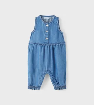 Casual Frilled Waist Jumpsuit