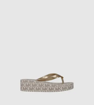 GAGE KYLO Monogram Platform Flip-Flops
