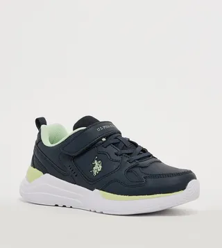 INTER Logo Detail Velcro Sneakers