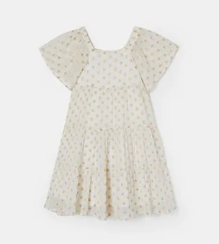 Crew Neck Tulle Dress