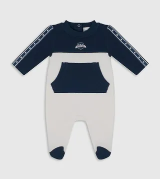  Babygrow Kangaroo Pocket Long Sleeves Sleepsuit