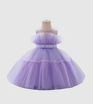 Toddler Girl's Ruffled Tulle Dress