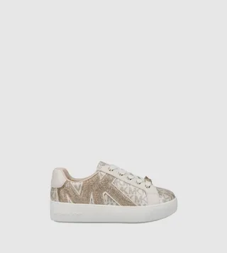 JORDANA AIRIN Logo Embossed Low Top Sneakers