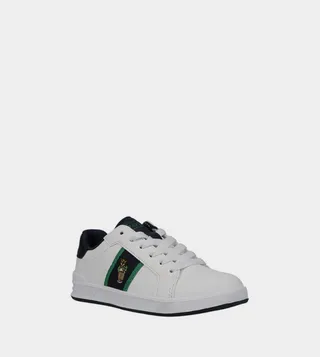 HERITAGE COURT II Bear Embroidered Sneakers