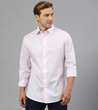 Striped Jacquard Formal Shirt
