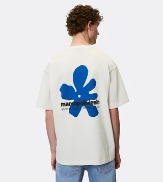 Printed Crew Neck Oversized T-Shirt