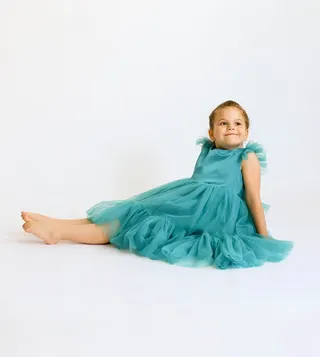 Fluffy Semi Casual Dress