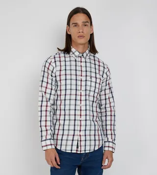 Aero Men's Plaid Casual Shirt