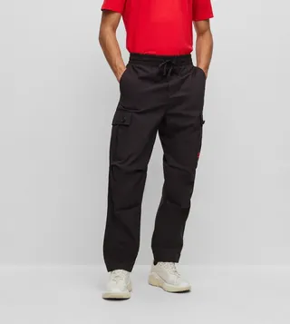 Elastic Waist Cargo Pants