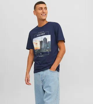 Graphic Print Short Sleeves Casual T-Shirt