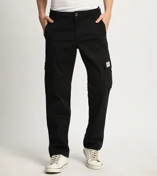 Chill Vibe Solid Cargo Pants