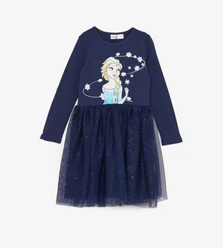 Elsa Printed Long Sleeves Dress