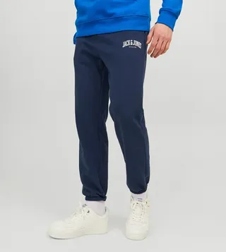 Logo Printed Elastic Waist Joggers