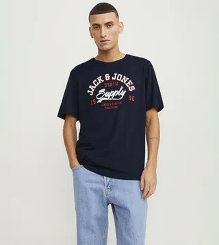 Logo Printed Crew Neck T-Shirt