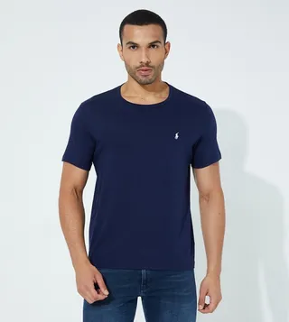 Logo Detail Crew Neck T-Shirt