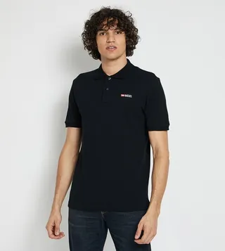 Logo Detail Short Sleeves Polo T-Shirt