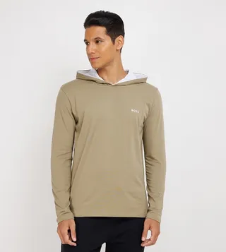 Logo Embroidered Hooded T-Shirt
