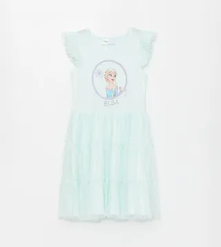 Elsa Printed Short Sleeves Dress